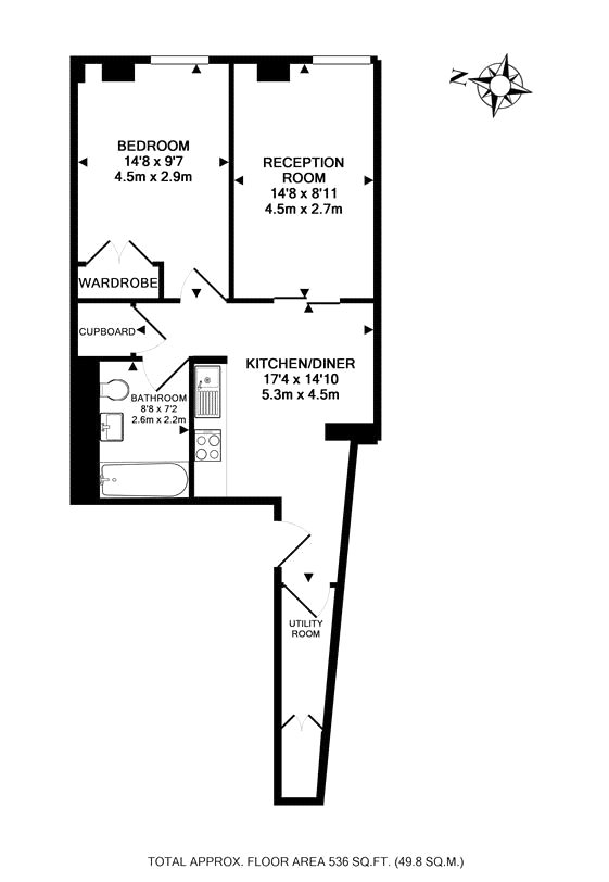 Star Yard, Holborn, London, WC2A floorplan