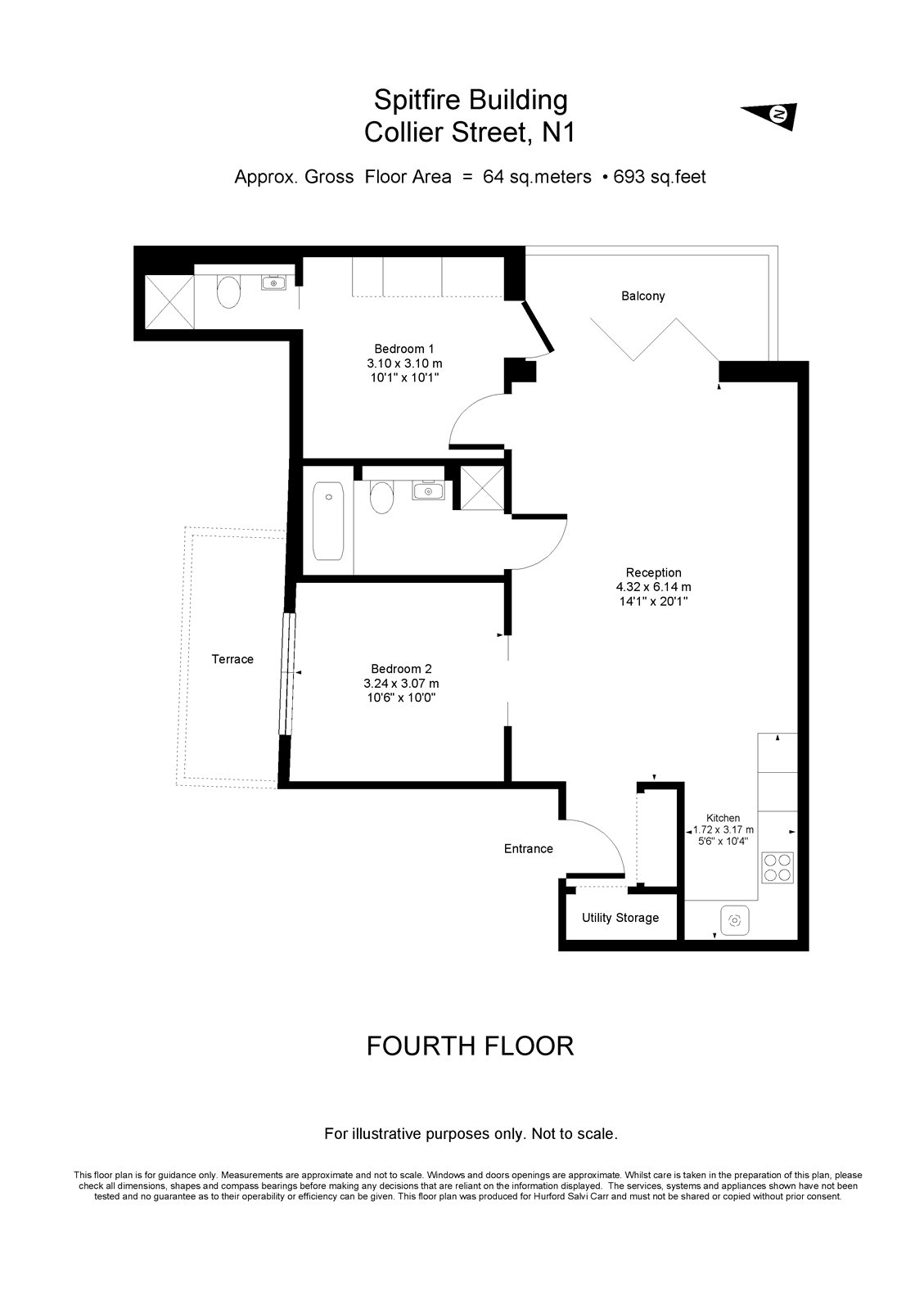 Spitfire Building, 70 Collier Street, London, N1 floorplan