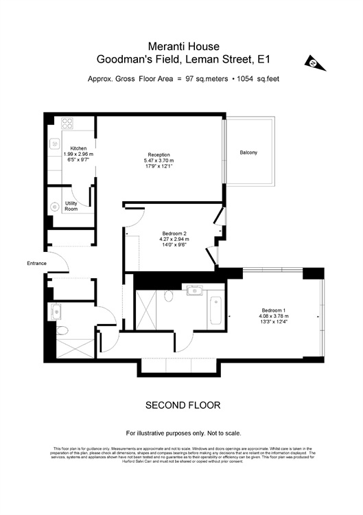 Goodman's Fields, 84 Alie Street, London, E1 floorplan