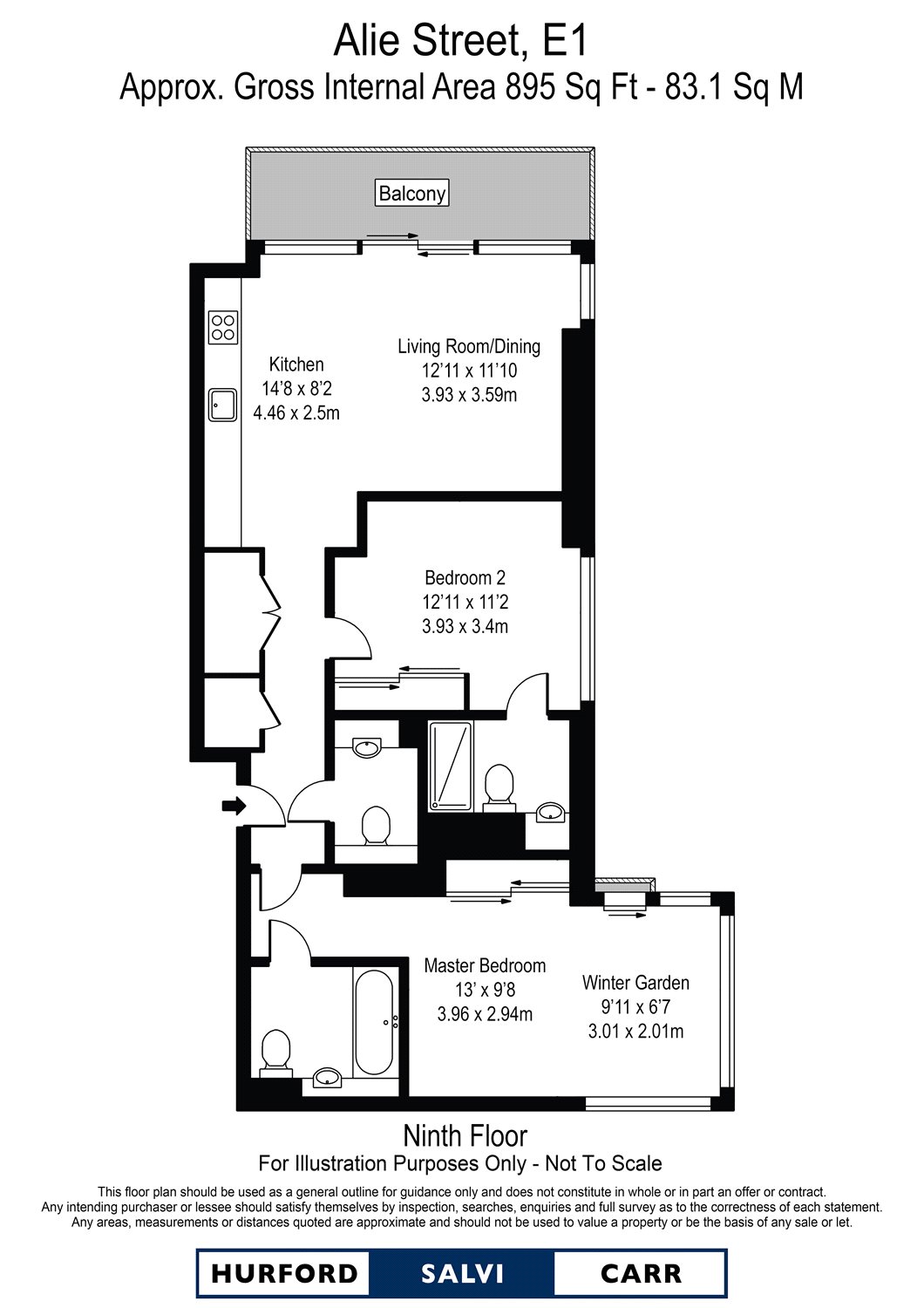 Kingwood Gardens, Goodmans Fields, E1 floorplan