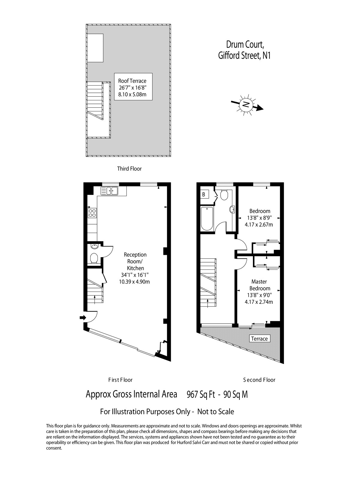 Gifford Street, Kings Cross, London, N1 floorplan