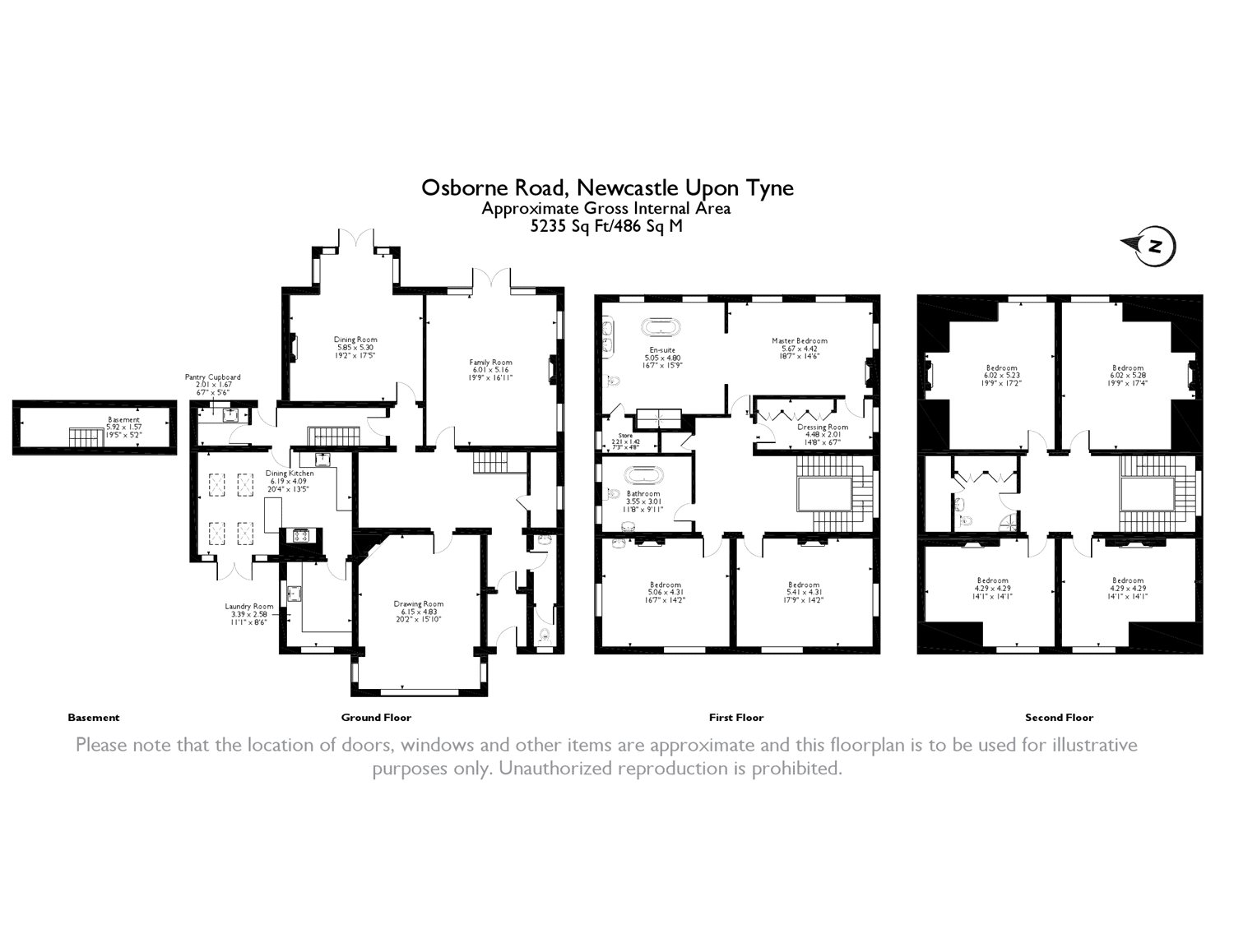 7 bedroom house for sale in Osborne Road, Jesmond, Newcastle Upon Tyne
