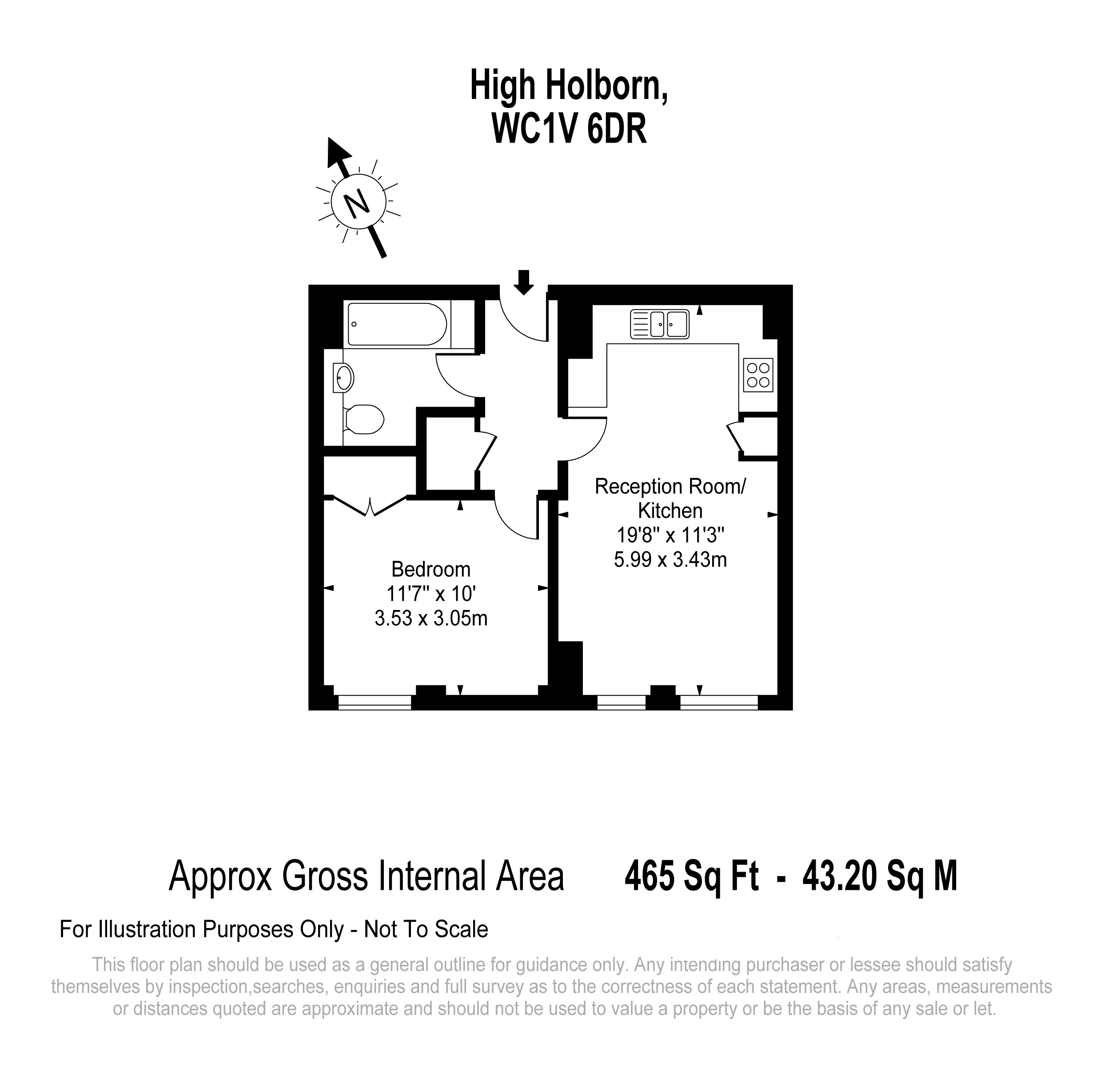 High Holborn, London, WC1V floorplan