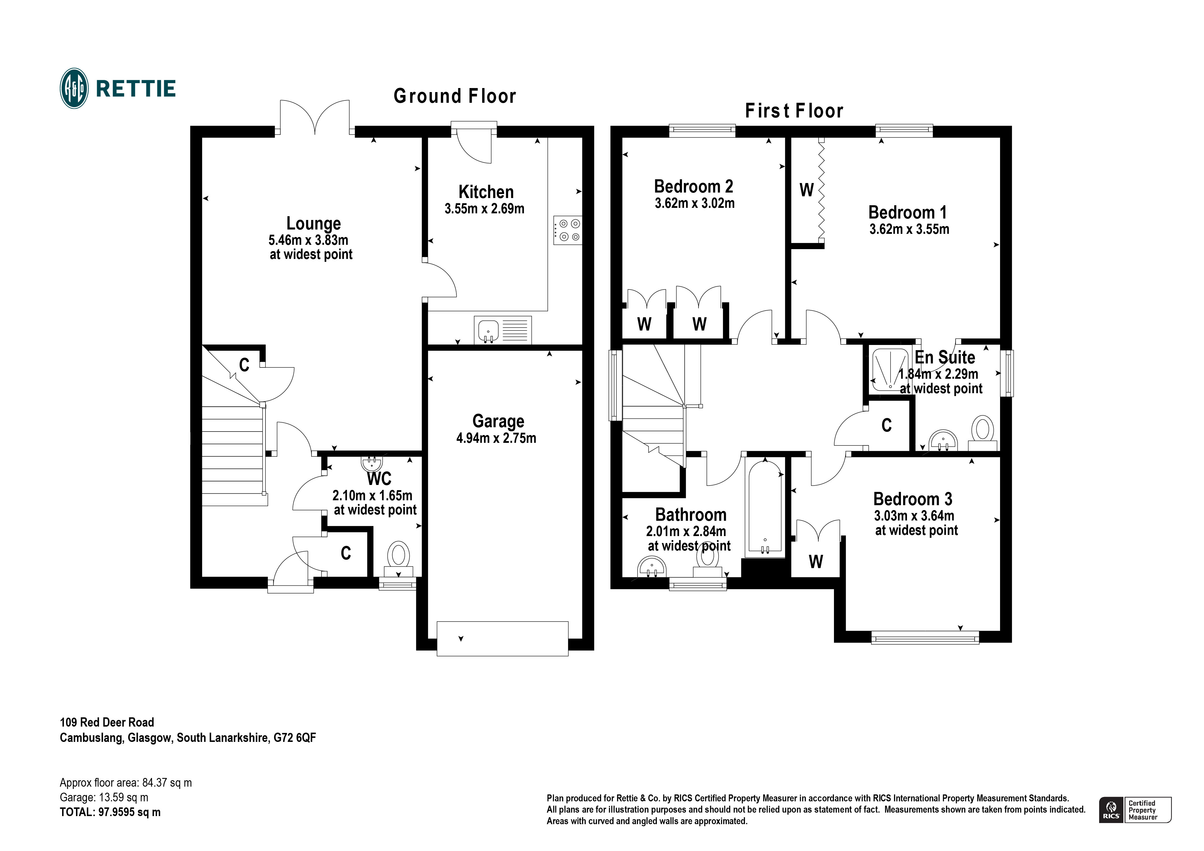 3 bedroom house for sale in Red Deer Road, Cambuslang, Glasgow, G72