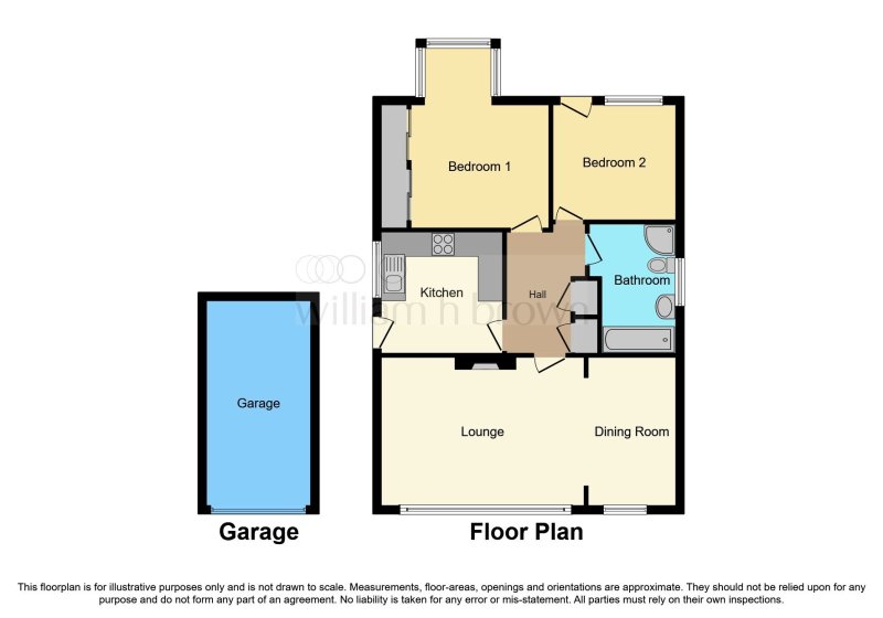 Longfields, Swaffham 2 bedroom detached bungalow William H Brown