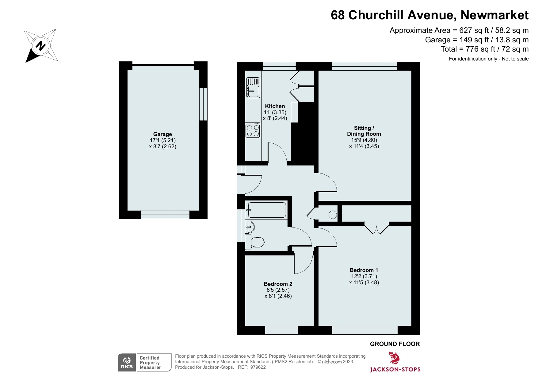 JacksonStops 2 bedroom property for sale in Churchill Avenue