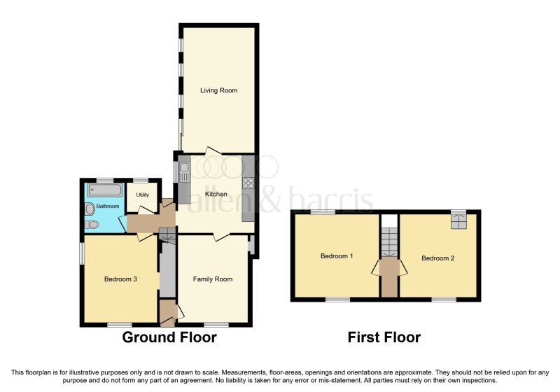 Busby Road, Clarkston, Glasgow 3 bedroom semidetached house Allen