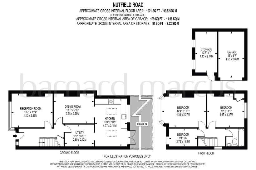 Nutfield Road, Merstham, Redhill 3 bedroom semidetached house