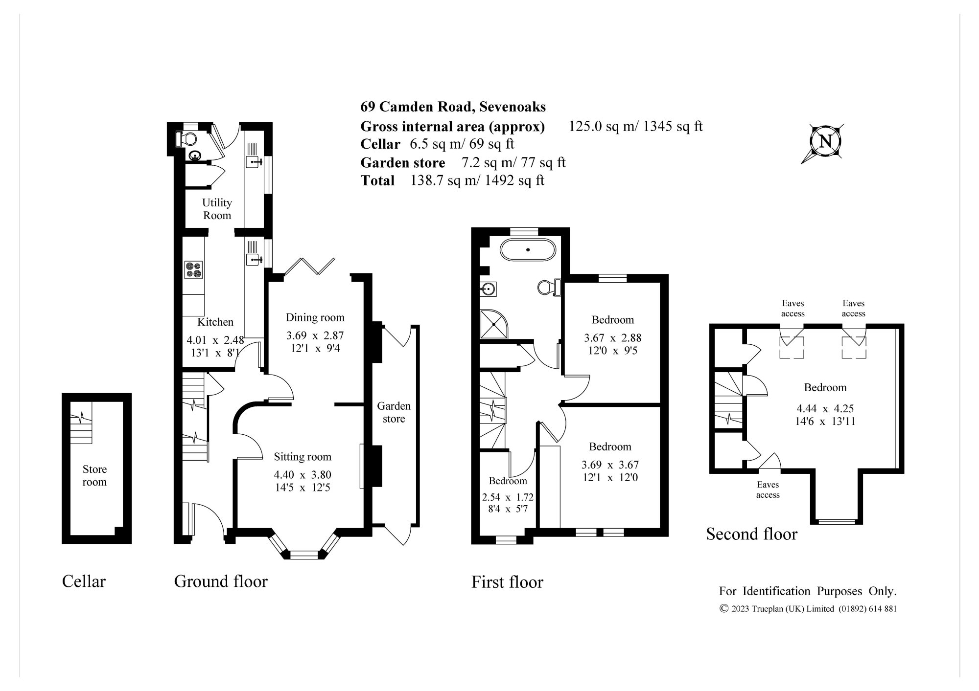 JacksonStops 3 bedroom property for sale in Camden Road, Sevenoaks