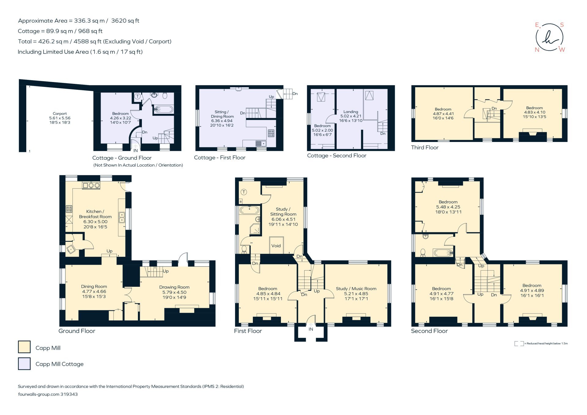 6 bedroom property for sale in Kings Mill Lane, Painswick, Stroud, GL6