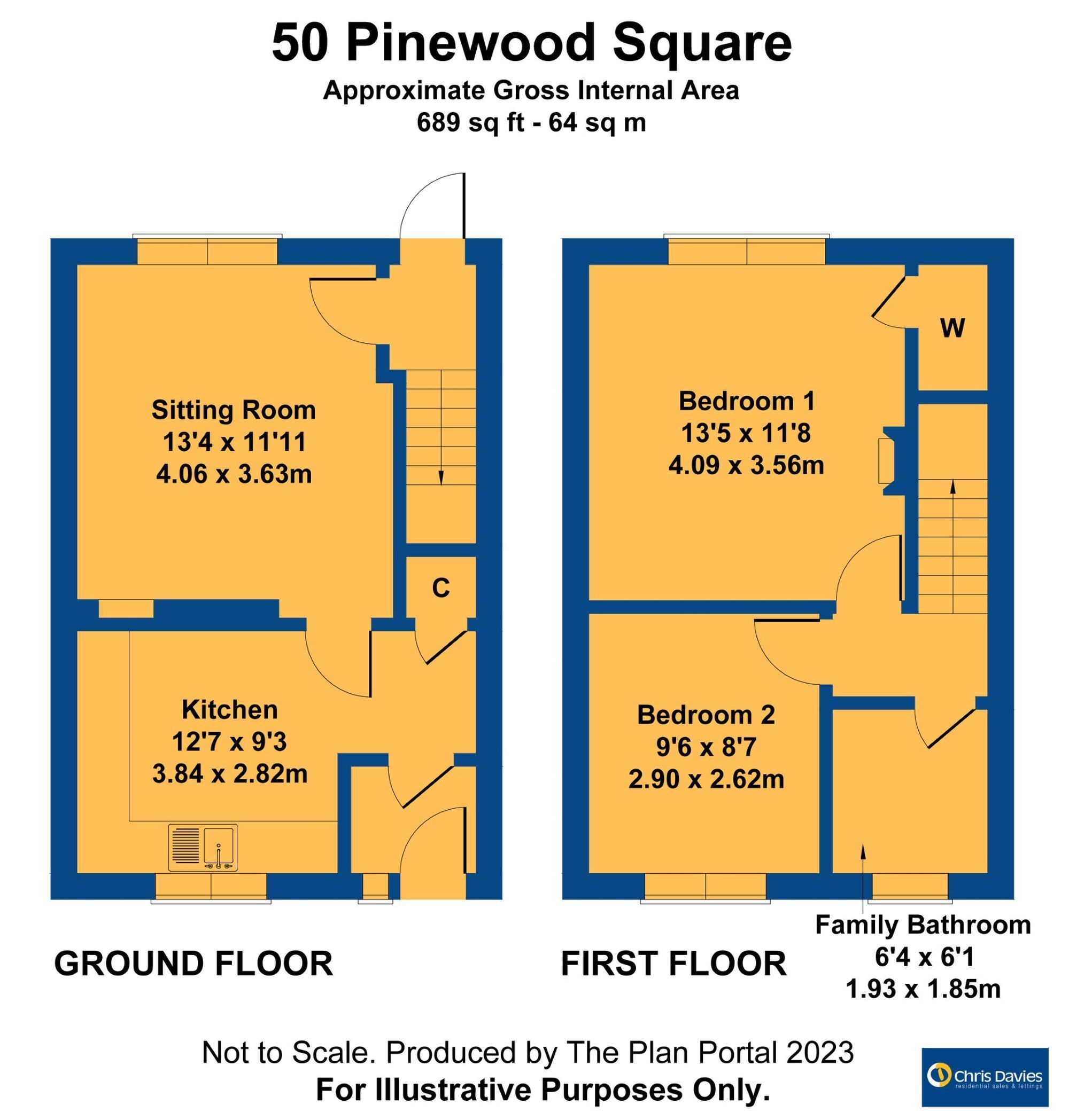 2 bedroom property for sale in Pinewood Square, St. Athan, CF62 £125,000