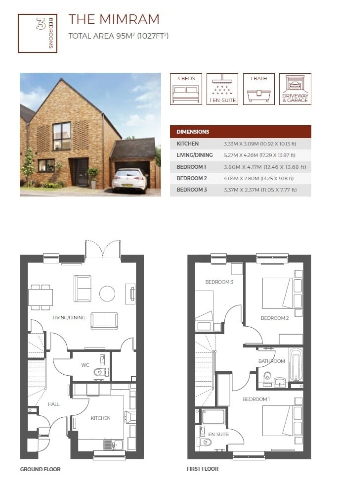 3 bedroom property for sale in Perham Way, London Colney, AL2 £625,000