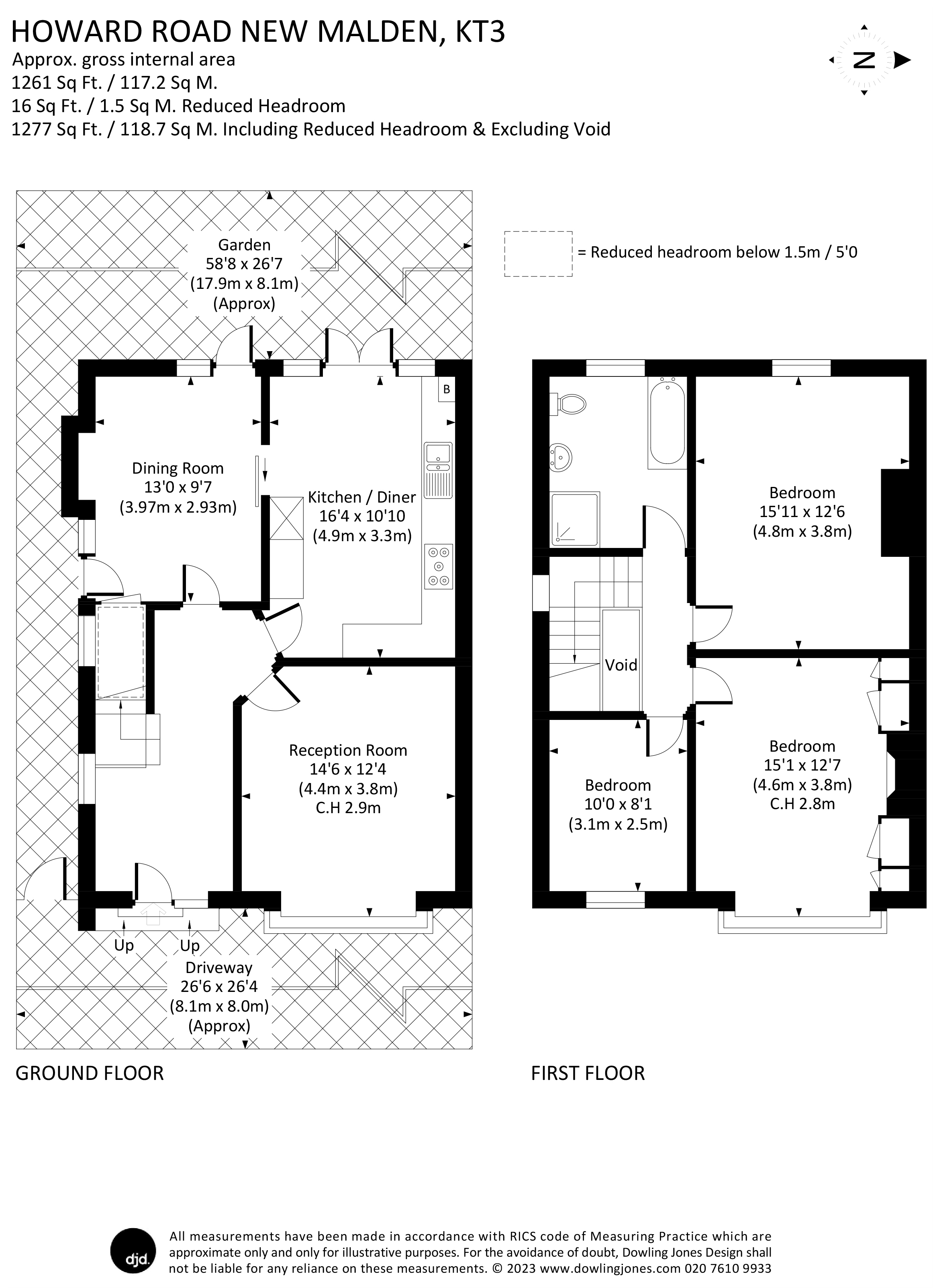 3 bedroom property for sale in Howard Road, New Malden, KT3 £795,000