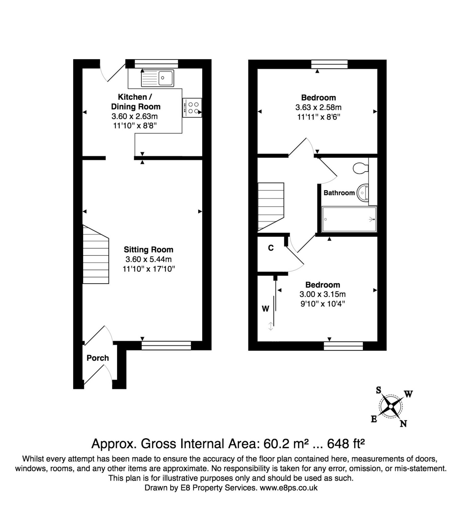 2 bedroom property to let in Riley Close, Abingdon £1,300 pcm