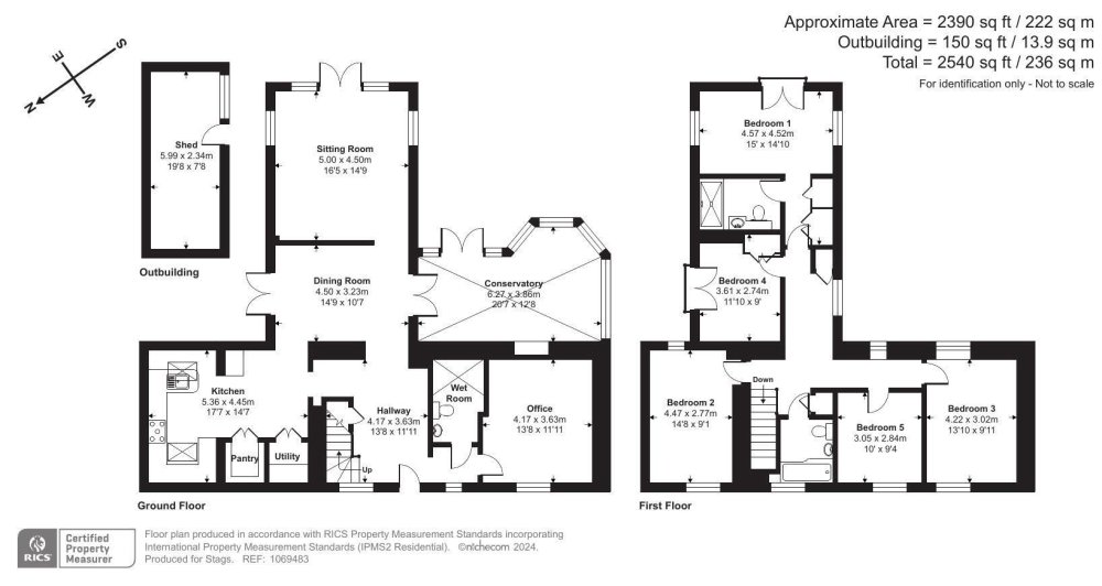 Stags 5 bedroom property for sale in Westleigh, Tiverton