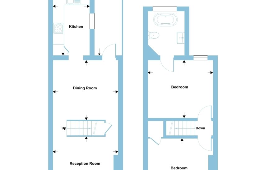 Goat Lane, Enfield 2 bedroom terraced house Barnfields