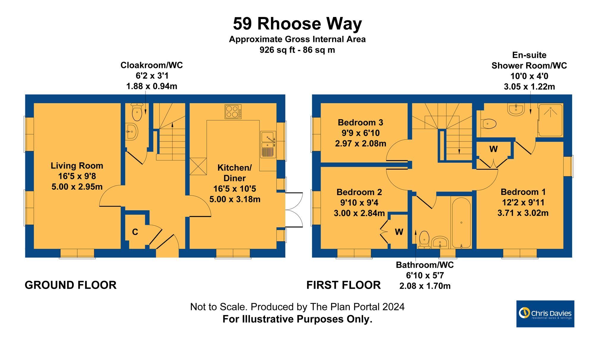 3 bedroom property for sale in Rhoose Way, Rhoose, CF62 £290,000