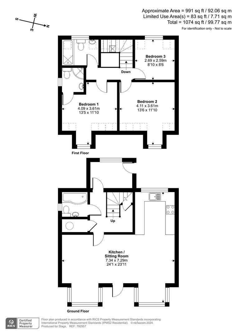 Stags 3 bedroom property for sale in Back Lane, Newton Poppleford, Sidmouth