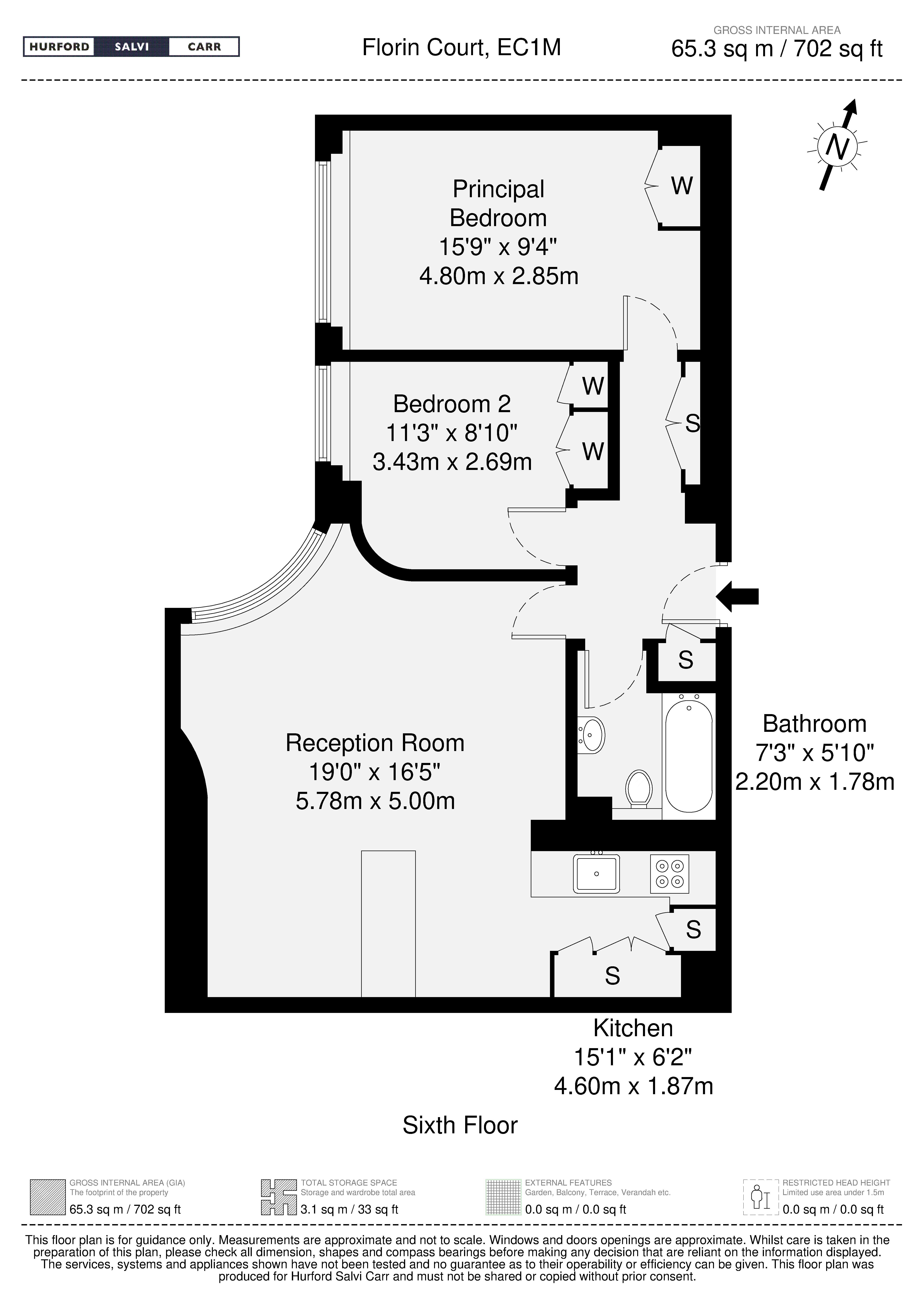 Charterhouse Square, London, EC1M floorplan