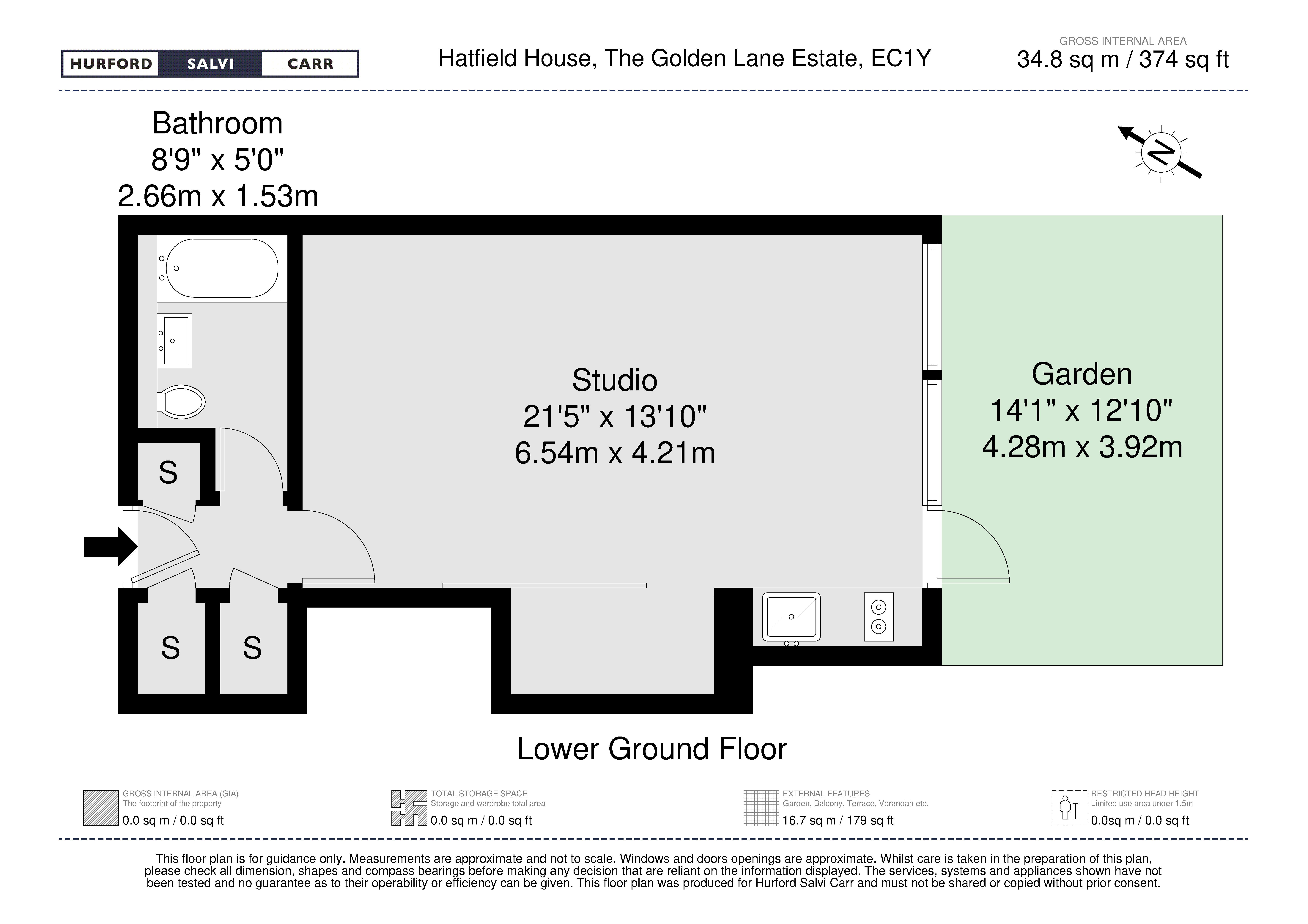 Golden Lane, London, EC1Y floorplan