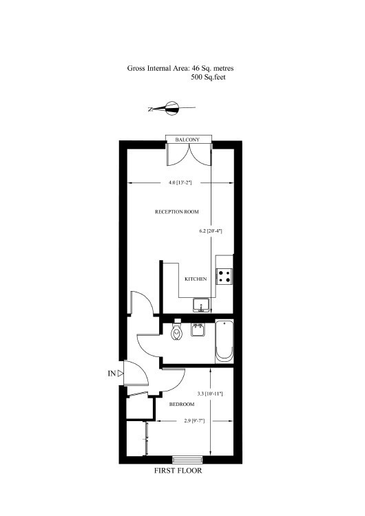 Omega Place, Kings Cross, London, N1 floorplan