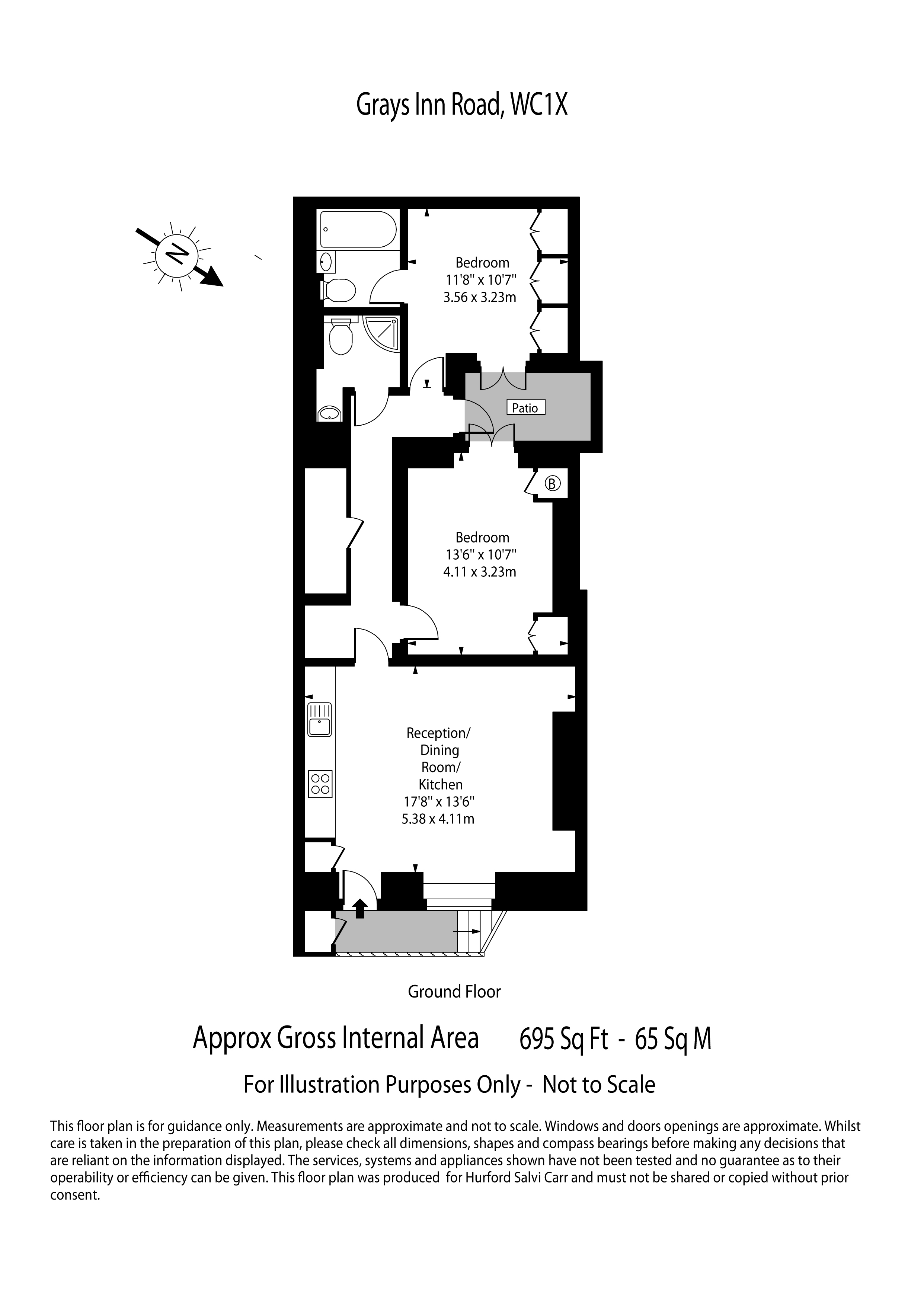 Grays Inn Road, London, WC1X floorplan