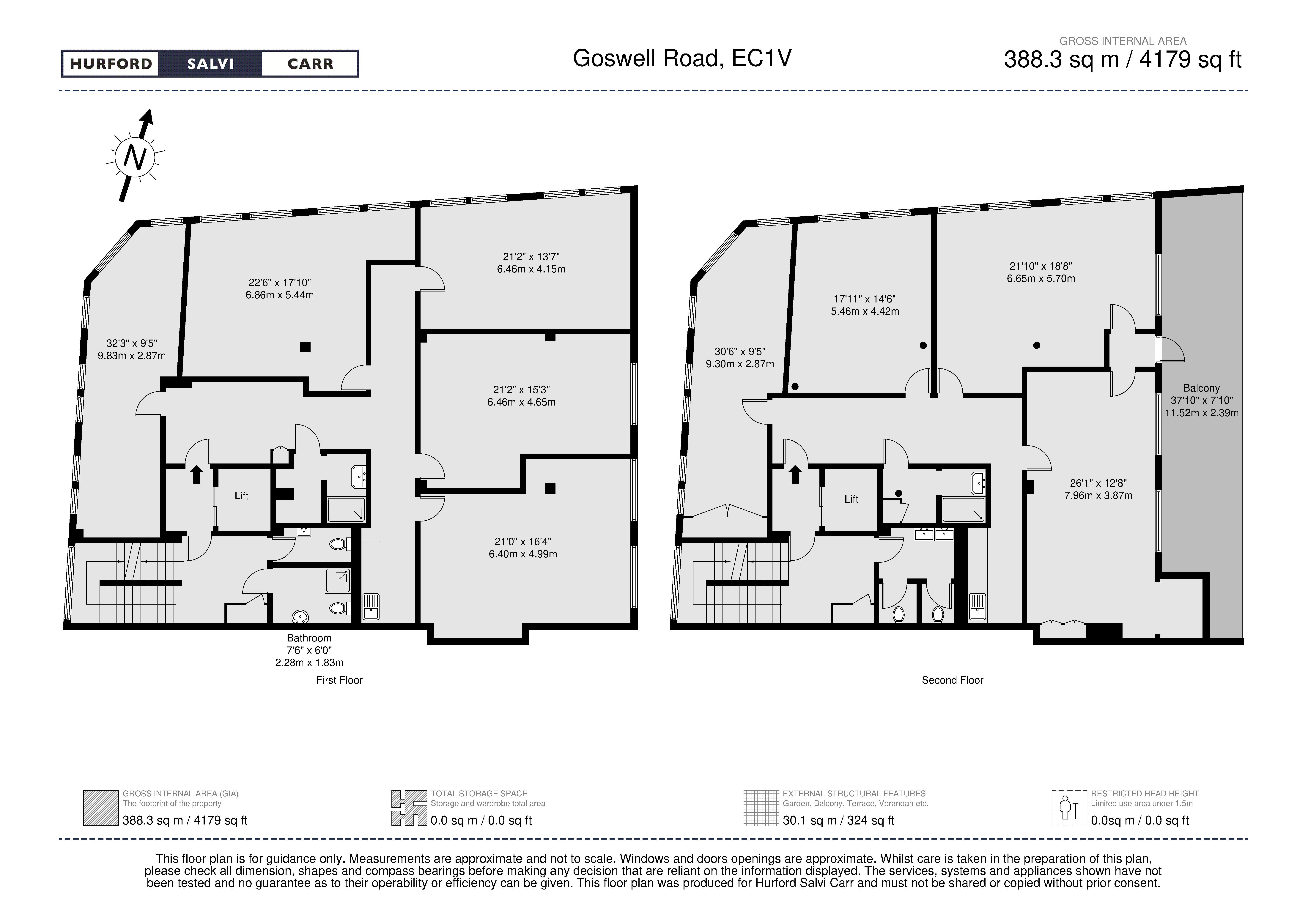 Goswell Road, London, EC1V floorplan
