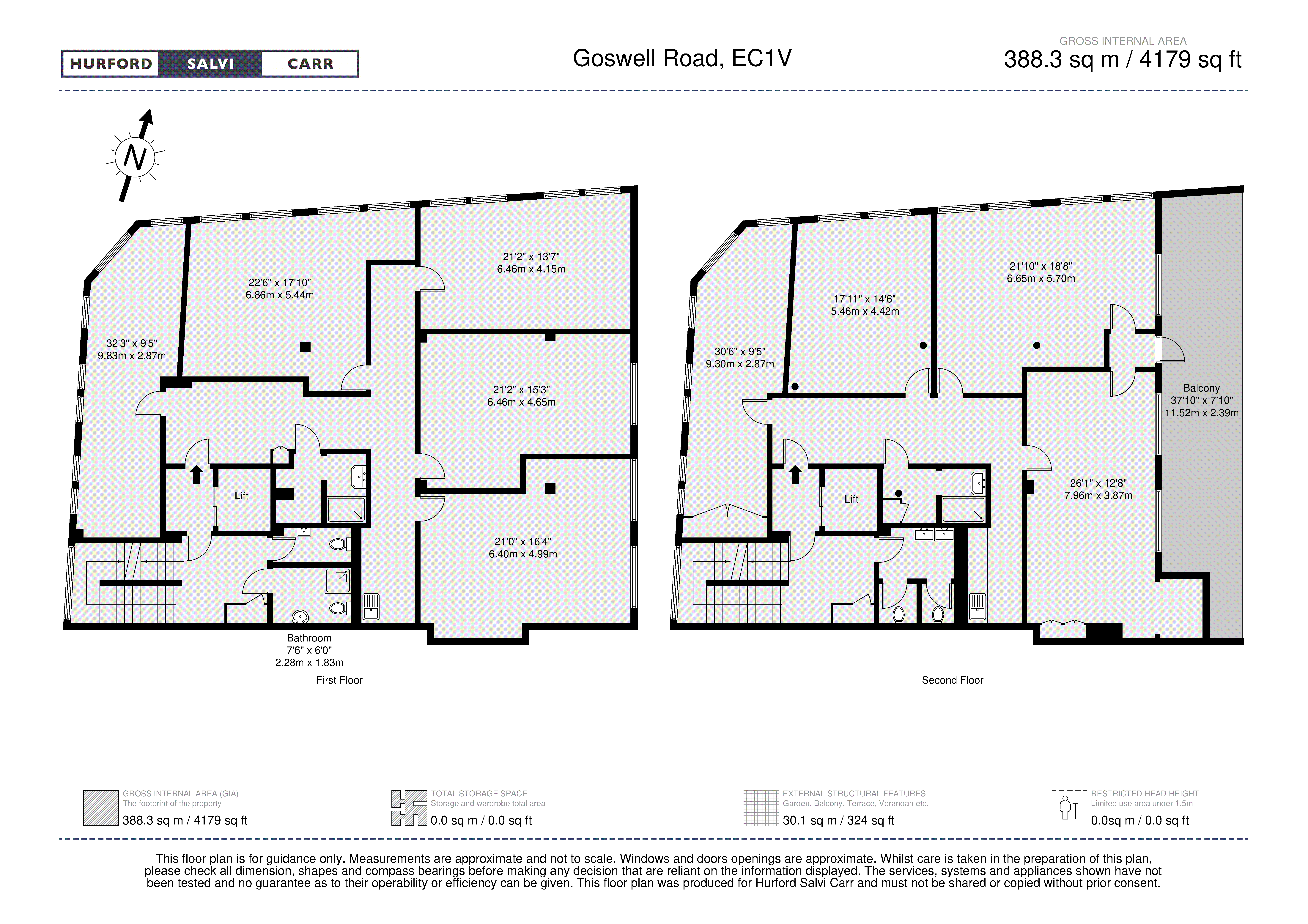 Goswell Road, London, EC1V floorplan