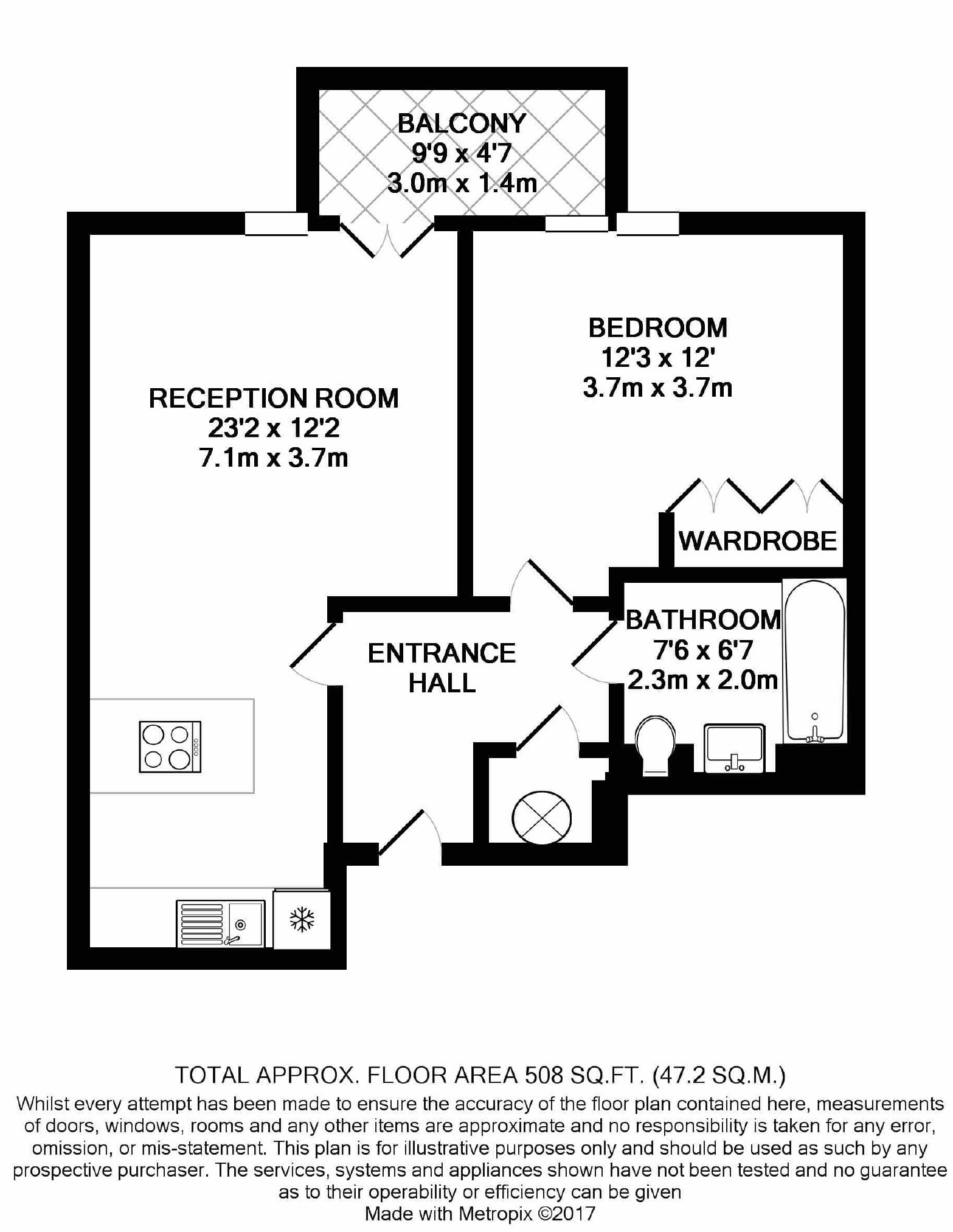 Avant Garde, London, E1 floorplan