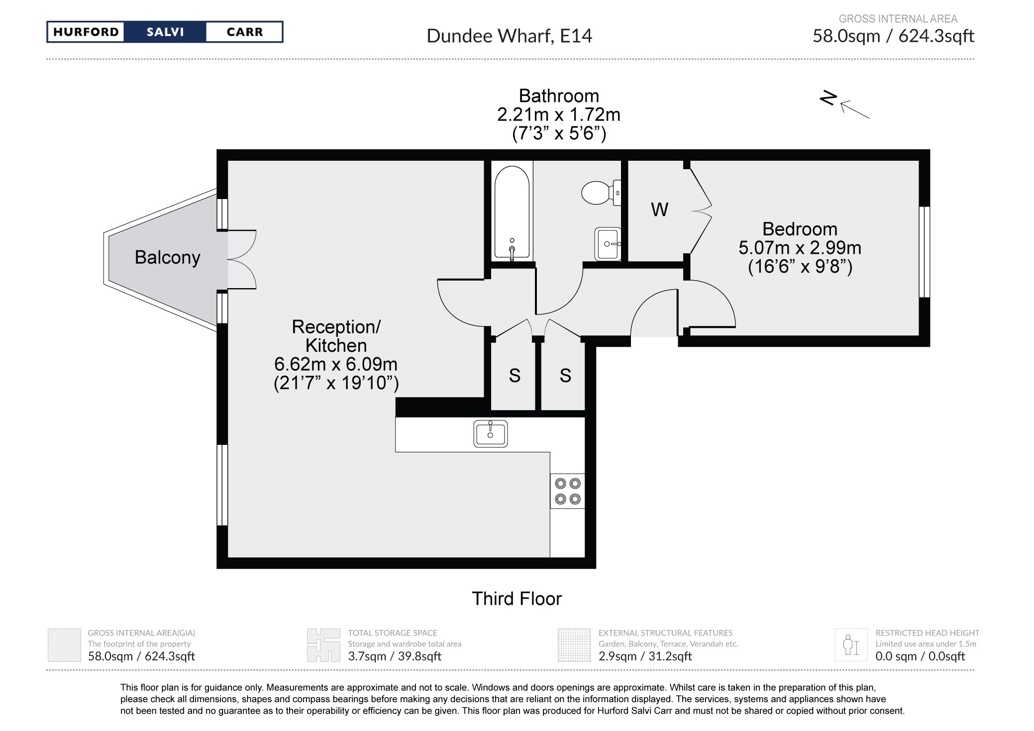 Dundee Wharf, 100 Three Colt Street, E14 floorplan
