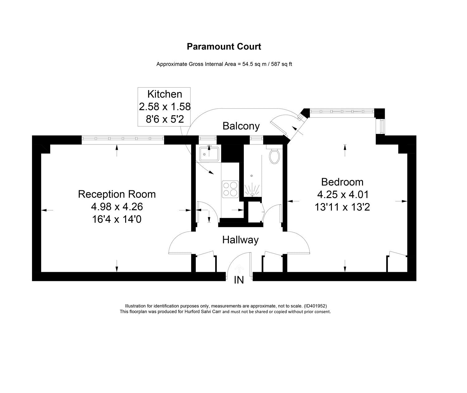 1 bedroom property for sale in Paramount Court, University Street, WC1E ...