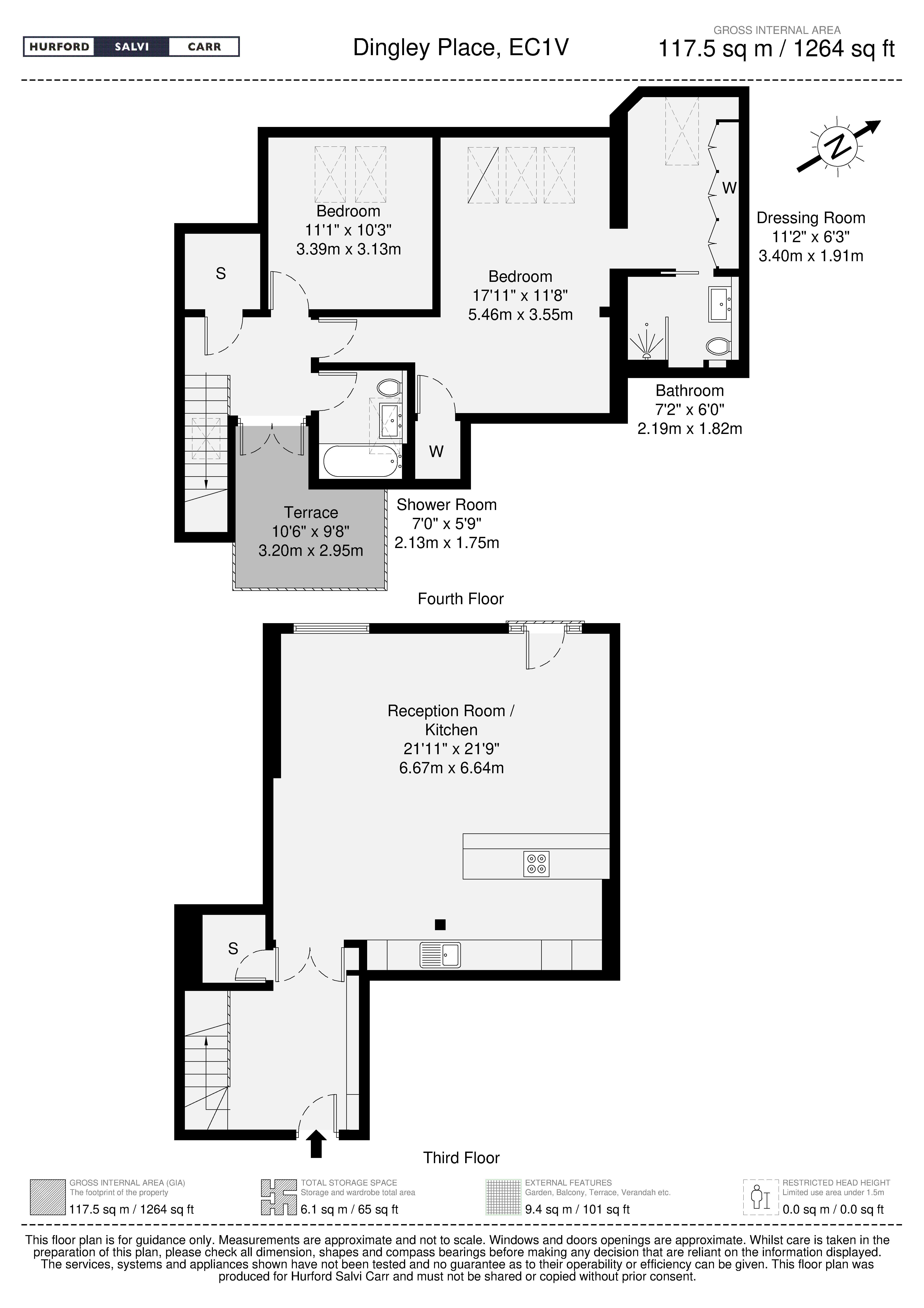 Dingley Place, London, EC1V floorplan
