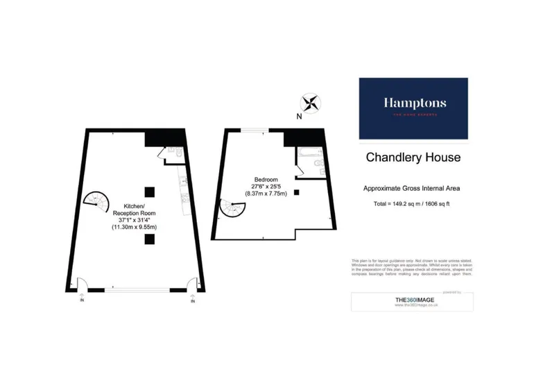 Floorplan 1 for Gowers Walk, London, E1