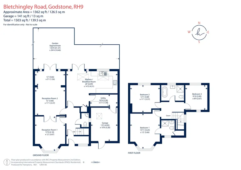 Floorplan 1 for Bletchingley Road, Godstone, RH9