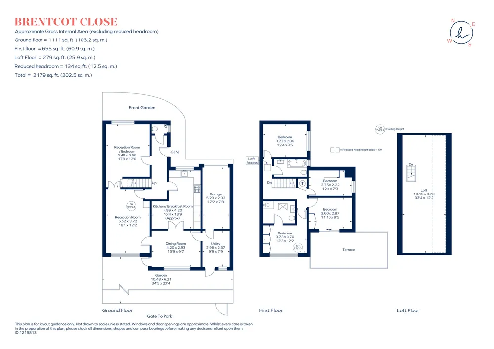 Floorplan for Brentcot Close, Ealing, W13