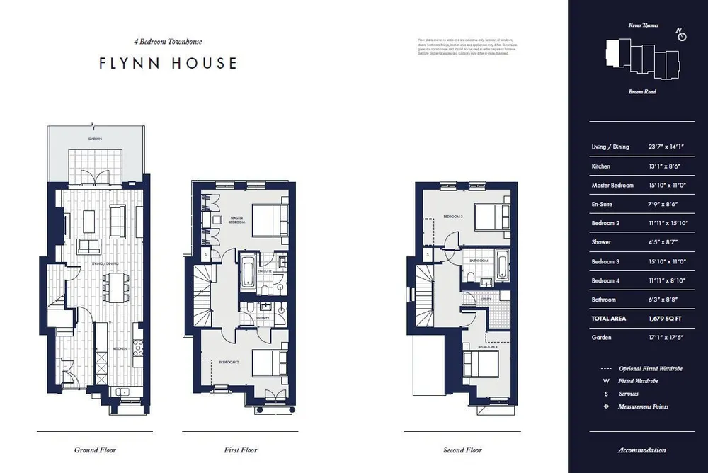 Floorplan for Broom Road, Teddington, TW11