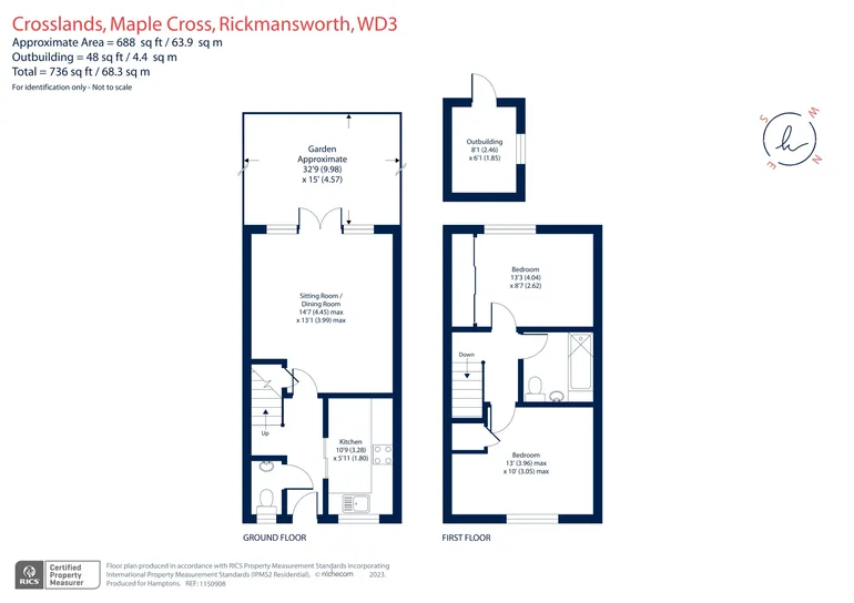 Floorplan 1 for Crosslands, Rickmansworth, WD3