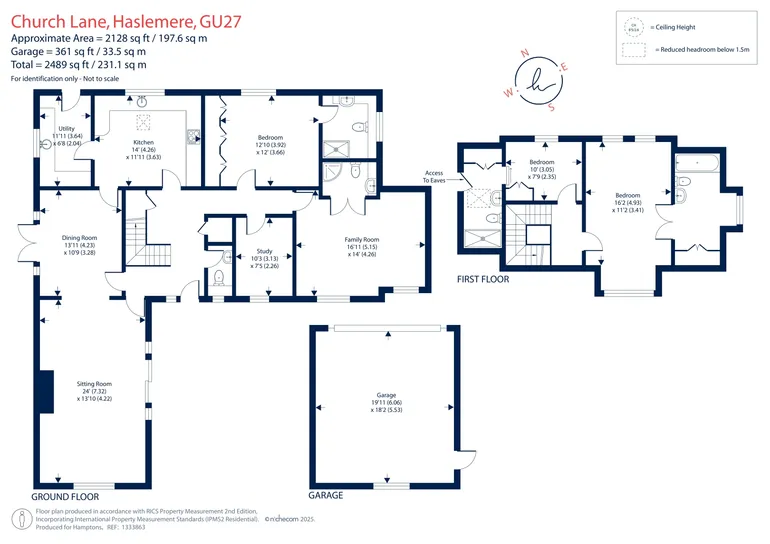 Floorplan 1 for Church Lane, HASLEMERE, GU27
