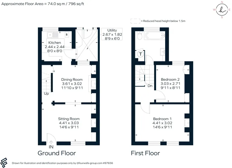Floorplan 1 for Station Road, East Tisted, GU34