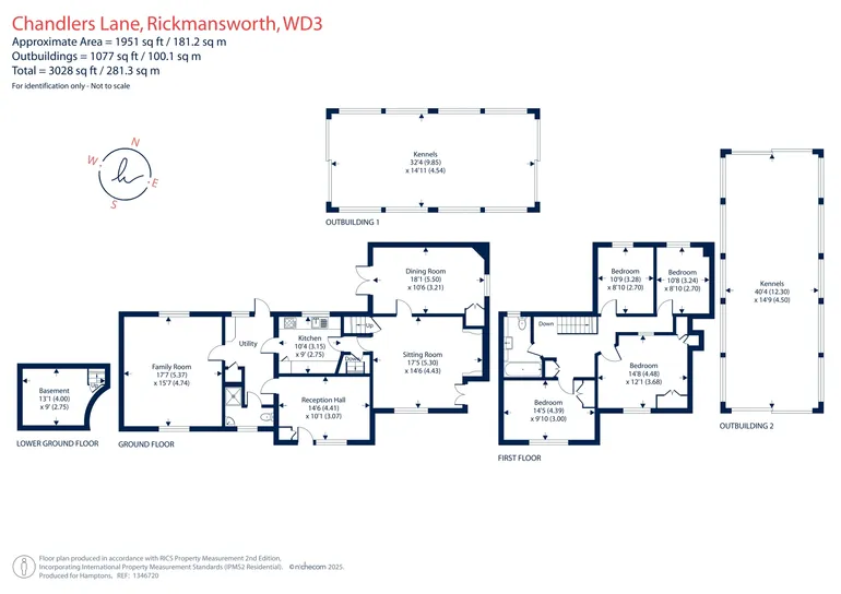 Floorplan 1 for Chandlers Lane, Rickmansworth, WD3