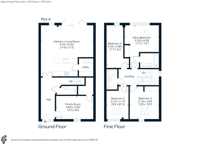 Floorplan 1 for Aylesbury Road, Aylesbury, HP22