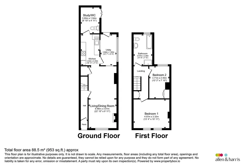 Springdale, Wallingford floor plan