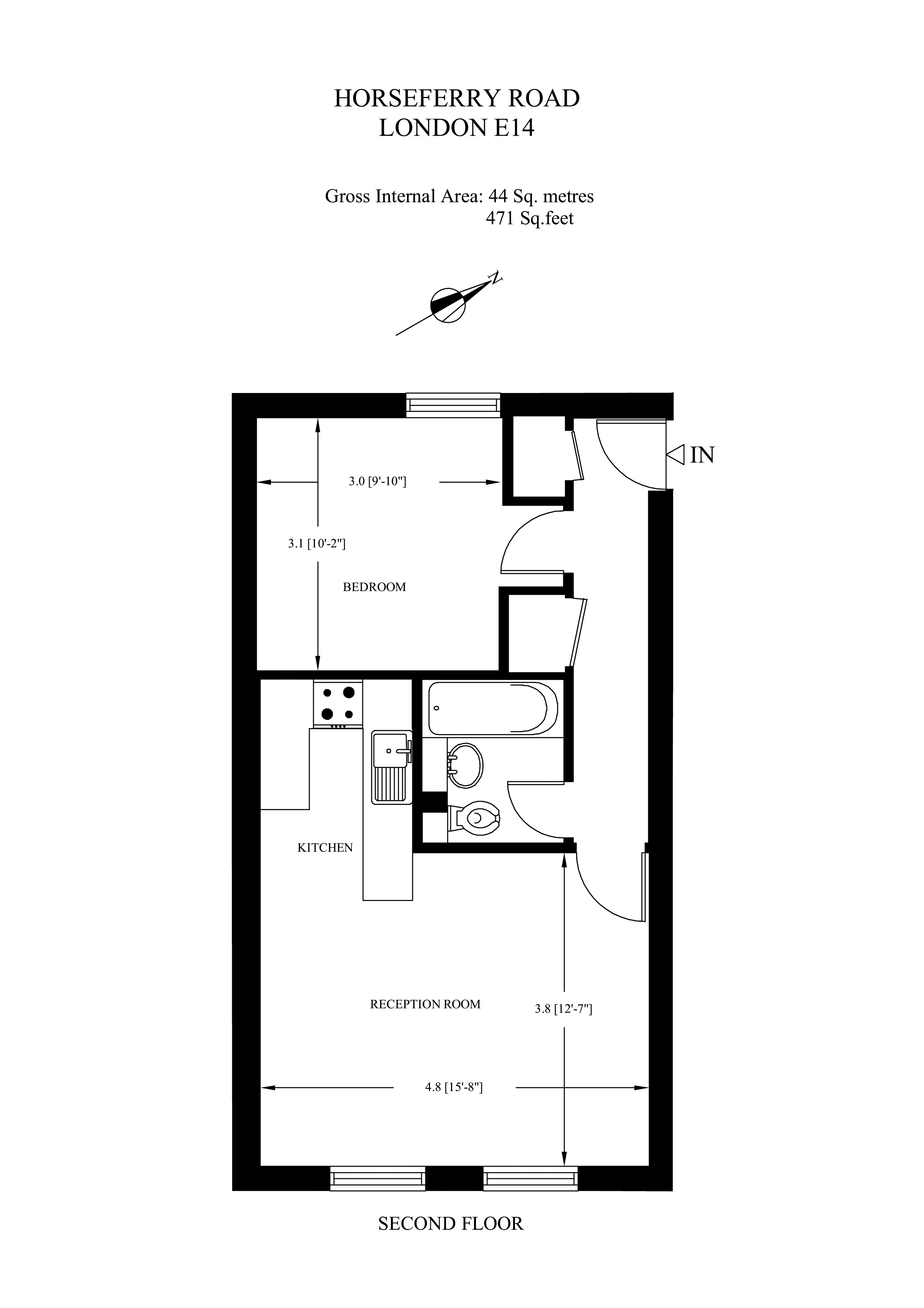 Horseferry Road, Limehouse, London, E14 floorplan