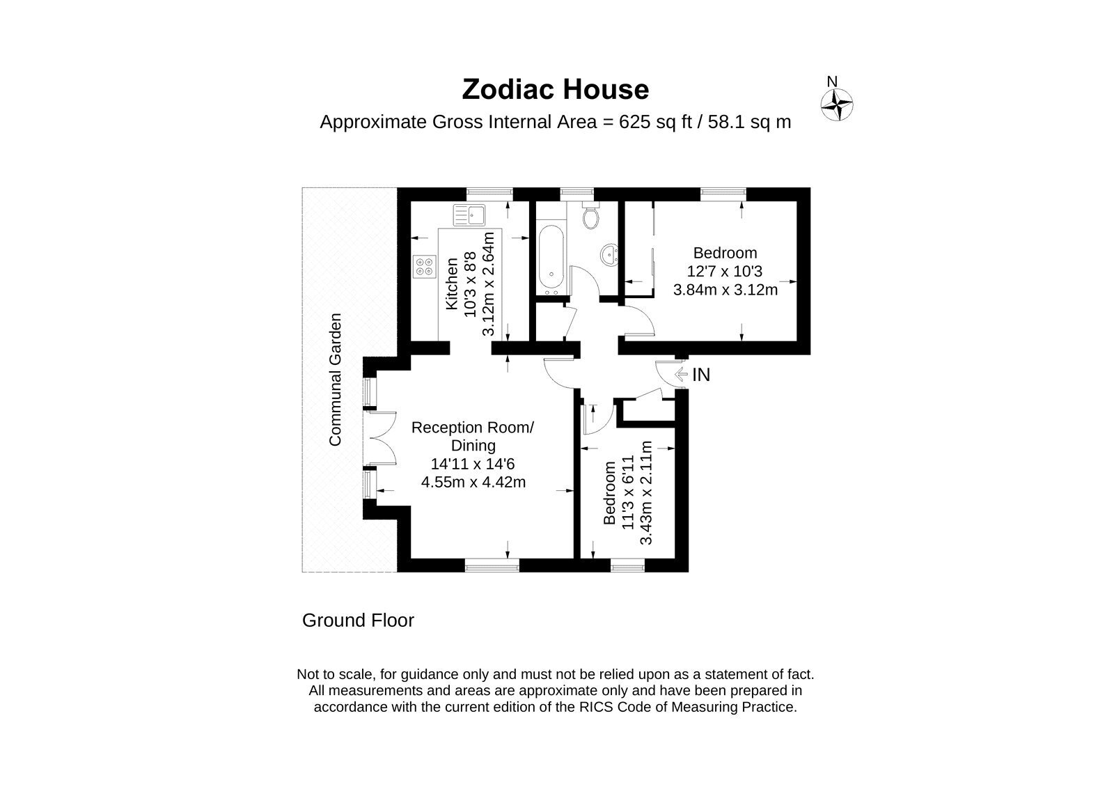 Zodiac House, 80 Wellington Way, Bow, London, E3 floorplan