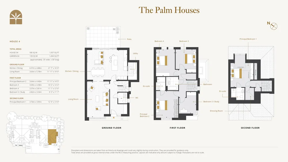 Floorplan for Plot 4 The Palm Houses Shelley Close, Edgware, HA8