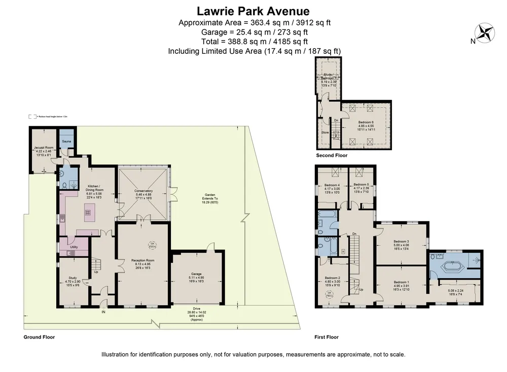 Floorplan for Lawrie Park Avenue, London, SE26