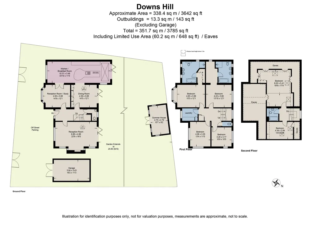 Floorplan for Downs Hill, Beckenham, BR3