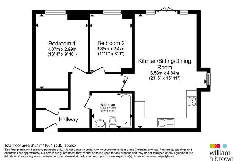 Giles Crescent, Stevenage floor plan