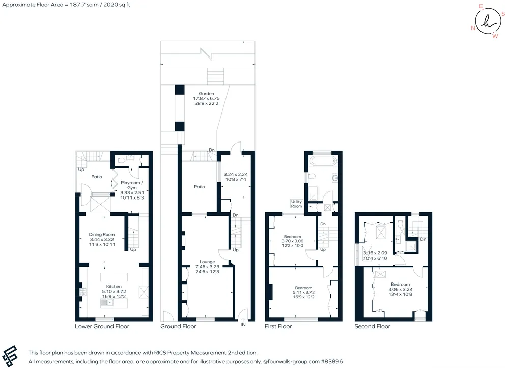 Floorplan for Luton Place, London, SE10
