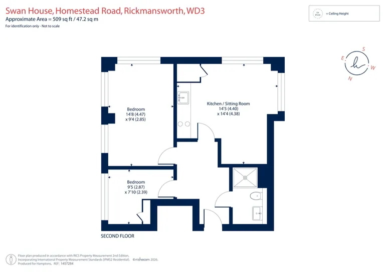 Floorplan 1 for Homestead Road, Rickmansworth, WD3